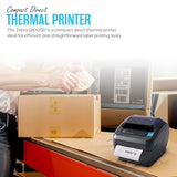 GX420D Zebra Direct Thermal Label, Receipt & Barcode Printer - with USB 2.0 Cable, 4x6 Label Roll