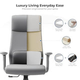 EUREKA ERGONOMIC Valen Leather Desk Chair, High Back Office Chairher Office Chair with Wheels