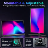VisionOwl Portable Monitor 19 Inch 4K UHD 144Hz 560 nits 125% sRGB Second Screen