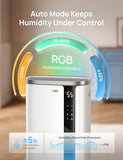 DREO Energy Star 2025 Smart Dehumidifier for Basement, 1.85 Gal Water Tank