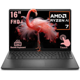Dell 16 Inch FHD+ Touchscreen AI Powered Laptop, AMD Ryzen 7 170, 64GB DDR5 RAM
