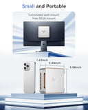 KAMRUI Pinova P2 Mini PC 8GB RAM 512GB SSD, AMD Ryzen 4300U(Beats 10110U/3500U/N95,Up to 3.7GHz,4C/8T) Mini Computers,Triple 4K Display/HDMI+DP+Type-C/WiFi/BT for Home/Business Mini Desktop Computers