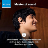 Sennheiser MOMENTUM True Wireless 4 Smart Earbuds, Bluetooth 5.4, Crystal-Clear Sound