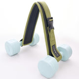 FLYBAMBOO Hip Thrust Belt for Dumbbells,Booty Belt for Hip Thrust Slip-Resistant Padding Green