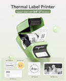 Label Maker Inkless Bluetooth Label Printer, 2 Inch Portable Thermal Sticker Machine for Small Business, Address, Logo, Clothing