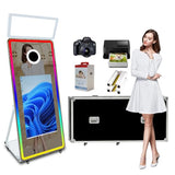 Magic Mirror Photo Booth Machine with DSLR Camera and Instant Printer for Selfie 65", 32inch Touchscreen