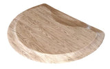 Semi-Circle 3' x 4 x 1/2" Thick, Driftwood, Salon and Barber Mat