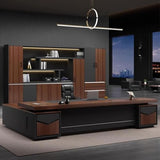 Modern L Shape Executive Desks Large Home Office Desk Manufactured Wood Computer Table
