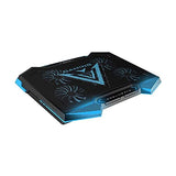 Laptop Cooling Pad 5 Fans Up to 17.3 Inch Heavy Notebook Cooler, Blue LED Lights