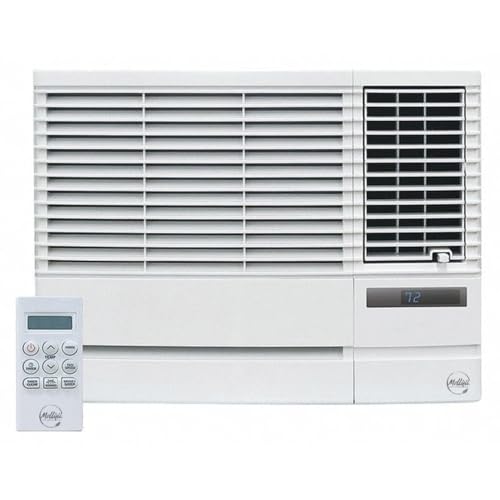 Window Air Conditioner, 115V AC, Cool/Heat, 7500 BtuH, 18 9/16 in W., Mfr: EP08G11-A