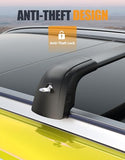 KINGGERI 300lbs Lockable Roof Rack Cross Bars Compatible with Volvo XC60 XC-60 2018-2026, Heavy Duty Anti-Theft Aluminum Roof Rails Crossbars Rooftop Accessories Luggage Racks Carrier
