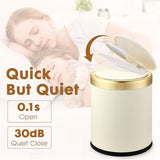onlcuk Automatic Motion Sensor Bathroom Trash Can with Lid, 2.8 Gallon Touchless