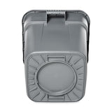 Rubbermaid Commercial LLDPE Square Brute 40-Gallon Trash Can without Lid, Gray