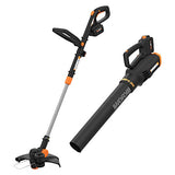 WORX 20V GT Revolution 12" 4.0Ah Cordless String Trimmer & Turbine Leaf Blower Power Share Combo Kit - WG930.3
