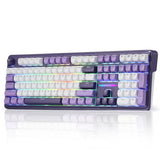 Redragon K745 PRO Wireless Gasket RGB Gaming Keyboard, 108 Keys Mechanical Keyboard w/Extra 4 Hotkeys