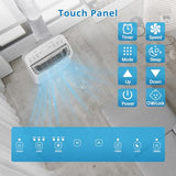 14000 BTU Portable Air Conditioner with 3-in-1 Functionality – Cools Rooms Up to 750 Sq. Ft., Ultra-Quiet 53dB Operation, 24H Timer, 115V, Remote Control Included AC, Fan & Dehumidifier Modes for Year