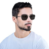 Persol mens Po3330s Rectangular Sunglasses