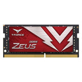 TEAMGROUP T-Force Zeus DDR4 SODIMM 32GB (1x32GB) 3200MHz (PC4-25600) 260 Pin CL22 Laptop Memory Module Ram