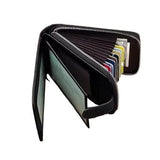 HBJWOV Men Genuine Leather Wallet Blocking Credit Card Holder Male