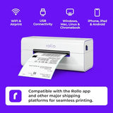 Rollo Wireless Shipping Label Printer - Wi-Fi Thermal Label Printer 4x6 for Shipping Packages