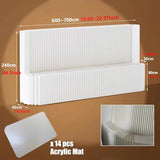 Modern Room Divider – Folding Privacy Screen & Decorative Partition with Shelves
