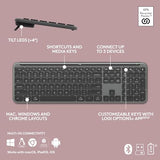 Signature Slim K950 Wireless Keyboard, Sleek Design, Switch Typing Between Devices, Quiet Typing, Bluetooth