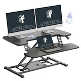 FLEXISPOT 32-inch Height Adjustable Standing Desk Converter