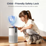 Air Purifiers for Home Large Room Up to 1300 ft², KOIOS H13 True HEPA Air Purifier for Bedroom, 15dB Quiet, Air Cleaner for Pets and Odors