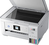 Epson EcoTank ET-2850 Wireless Color All-in-One Supertank Inkjet Printer, White - Print Scan Copy - 10 ppm