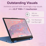 Lenovo IdeaPad Flex 3i Chromebook 12.2" 2-in-1 Laptop, Intel N100, 4GB DDR5