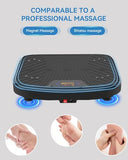 GDCOO Vibration Plate Exercise Machine, Vibrating Plate Platform for Lymphatic Drainage with 200 Adjustable Speeds, Max Weight 450 Lbs
