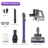 Suirviz Cordless Vacuum Cleaner, 40KPA/500W/35Mins, Powerful Suction with Green LED Dust Detection, Stick Vacuum Self-Standing, Lightweight Handheld Vacuum for Pet Hair, Carpet & Hard Floor