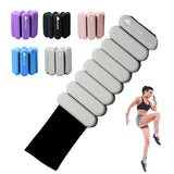 2Lbs Wrist Ankle Weights for Women - Wearable Arm Leg Bangles Weight Set of 2(1Lb Each) Adjustable Weighted Wristbands for Home Gym Workout, Walking, Pilate
