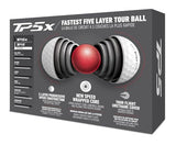 TaylorMade Golf 2024 Symbol TP5X Hotdog GOLFBALLS ONE Dozen TaylorMade