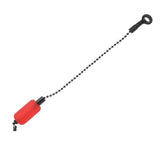 3PCS Fishing Alarm Chain Tools Iron Acrylic Portable Fishing Bobbins Hangers Bite Indicator Alerter for Outdoor (Red)