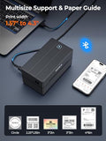 Bluetooth Thermal Label Printer, 130B Wireless 4x6 Shipping Label Printer for Shipping Packages