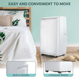 14000 BTU Portable Air Conditioners with Heater, Remote Control, Free Stand Smart Cooling AC Unit with Heating, Dehumidifier