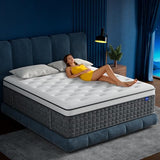 King Size Mattress, 14" Hybrid Mattresses Medium Firm King Mattress in a Box