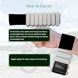 2Lbs Wrist Ankle Weights for Women - Wearable Arm Leg Bangles Weight Set of 2(1Lb Each) Adjustable Weighted Wristbands for Home Gym Workout, Walking, Pilate