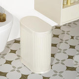IVTUVTI 1.6 Gallon Trash Can with Lid, Small Bathroom Trash Can Wastebasket, Slim Garbage Can with Inner Bucket, Living Room