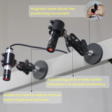 PUQEOAO 20x28 Pneumatic Dual Platen Auto Heat Press Machine Commercial g Function, Sublimation Transfer for ProfT-Shirt Printing Press with Adjustable
