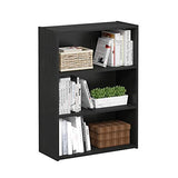 Furinno PASIR Book Shelf, 3-Tier Bookshelf, Storage Shelves Bookcase, 9.7 x 23.7 x 31.5, for Living Room