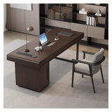 zhongxlla Standing Desk, Modern Executive Office Desk with Drawers