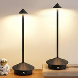 Modern Cordless Table Lamp Set of 2, Portable LED Desk Lamps