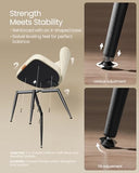 VASAGLE Dining Chairs Set of 6, Upholstered Kitchen Chairs