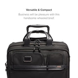 TUMI - Alpha Deluxe Expandable 4-Wheeled Laptop Briefcase - 15 Inch Computer Bag for Men