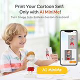 3D Printer for Kids, AI-Powered Fully Assembled 3D Printer with Up to 400mm/s Speed, X-MAKER JOY AI+