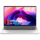15.6 Inch Laptop with Office 365, 4GB RAM, 128GB Storage Expandable 1TB, 5205U Processor, HD Display