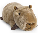 Capybara Stuffed Animals, Microwavable Stuffed Animal Adorable Fluffy Capybara Plush for Warmth Comfort, Heatable Coolable Lavender Scent Toy, Cute Soft Plushie Gift for Kids Adult & Children Boy Girl