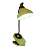 MXDLYHHHT Anti Slip Rechargeable Clamp Desk Lamp 3-Level Dimmable LED Touch Control Gentle Light(Green)